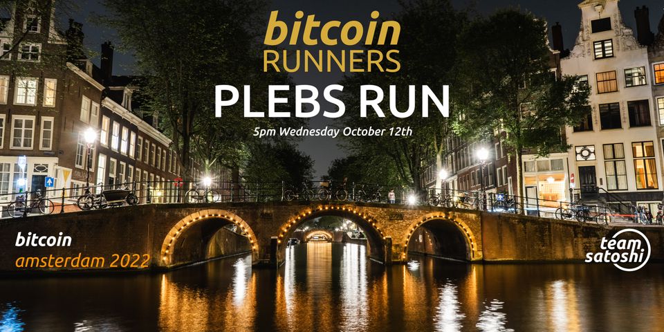 Bitcoin Amsterdam Plebs Run