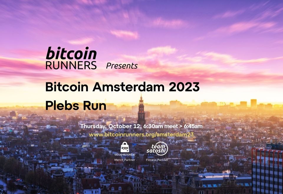 Bitcoin Amsterdam 2023 - Plebs Run